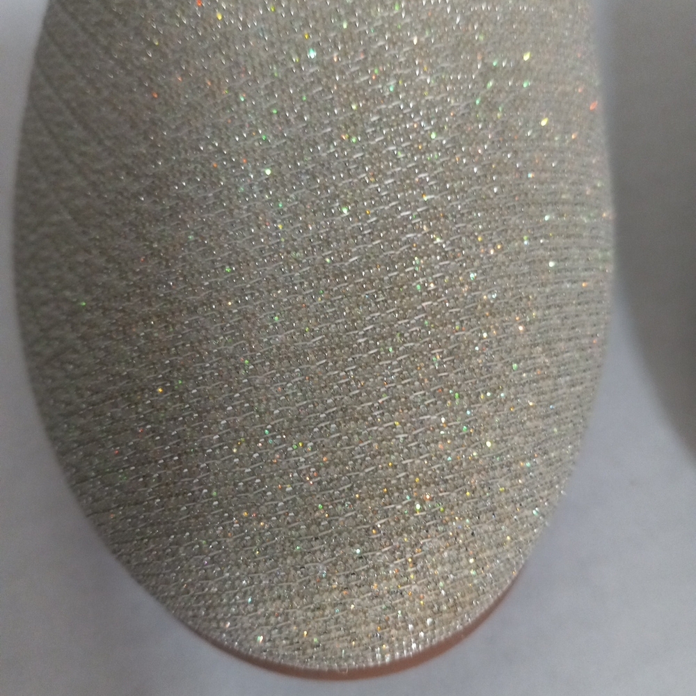 🔥Kids Fashion Brand Pearl-Embellished Gold Sparkle Formal Shoes Size 34 Girl - Picture 7 of 11